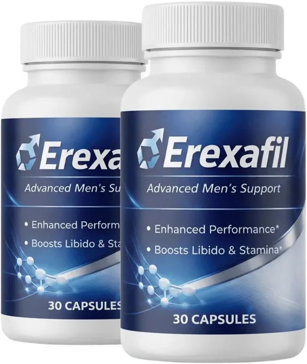 Two bottles of Erexafil capsules